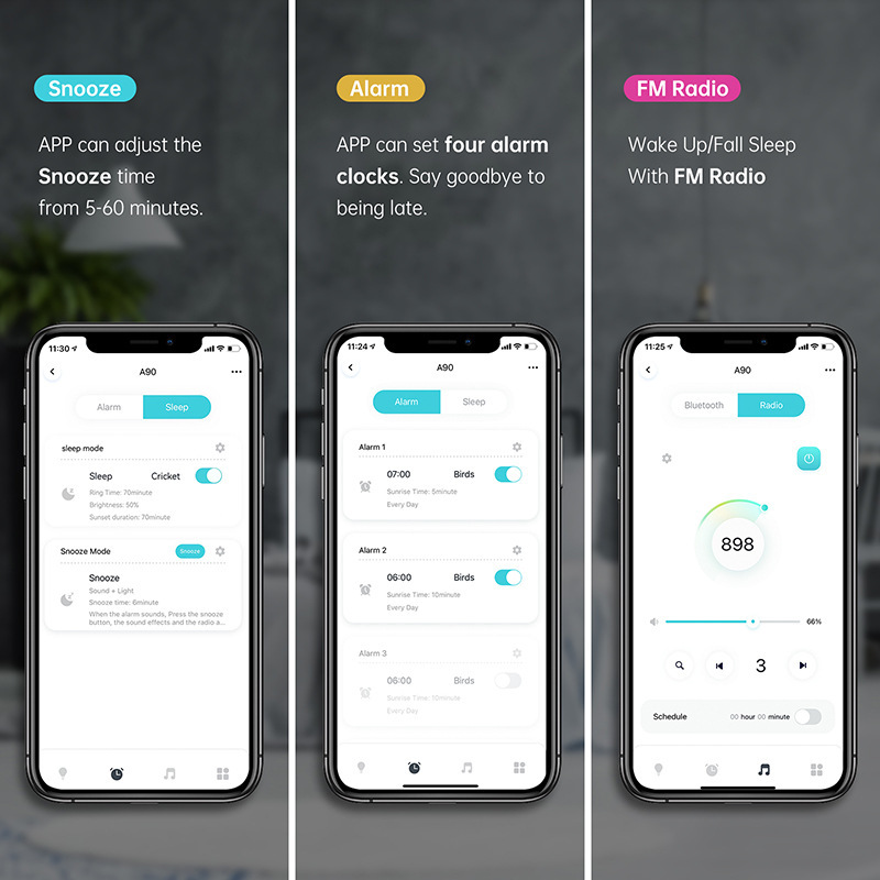 Ethereal Dawn: WiFi Smart Sunrise Alarm & Ambient Sanctuary Light - Image 6