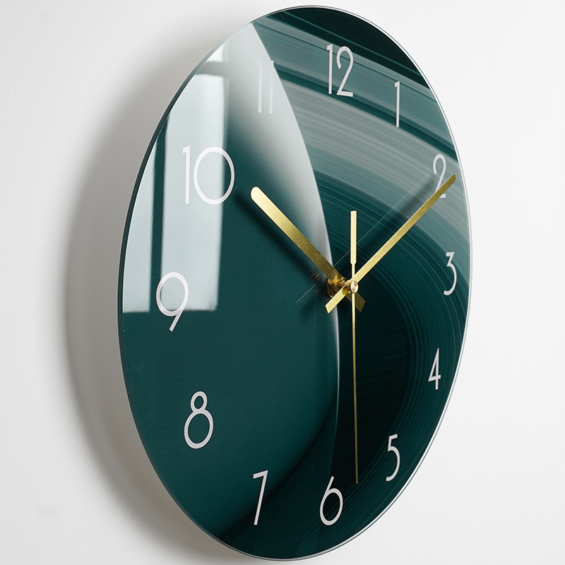 Lumina Glass: Solar-Quartz Silent Luxury Wall Clock - Image 5