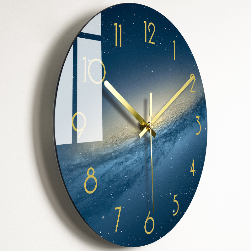 Lumina Glass: Solar-Quartz Silent Luxury Wall Clock - Image 3