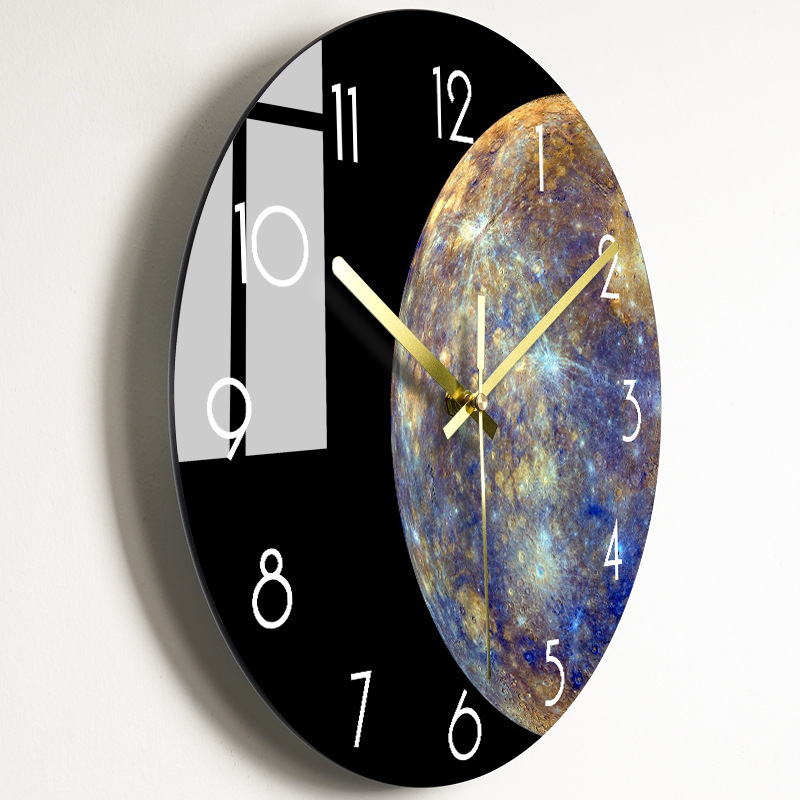 Lumina Glass: Solar-Quartz Silent Luxury Wall Clock - Image 2