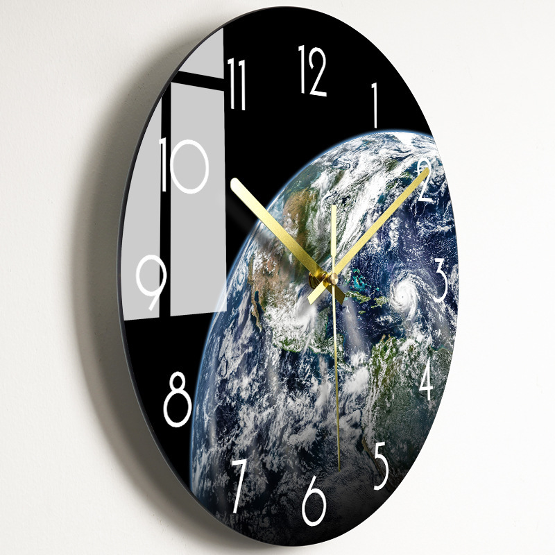 Lumina Glass: Solar-Quartz Silent Luxury Wall Clock - Image 9