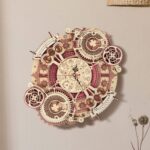 Zodiac Mechanical Art: 3D Wooden Wall Clock Puzzle Kit