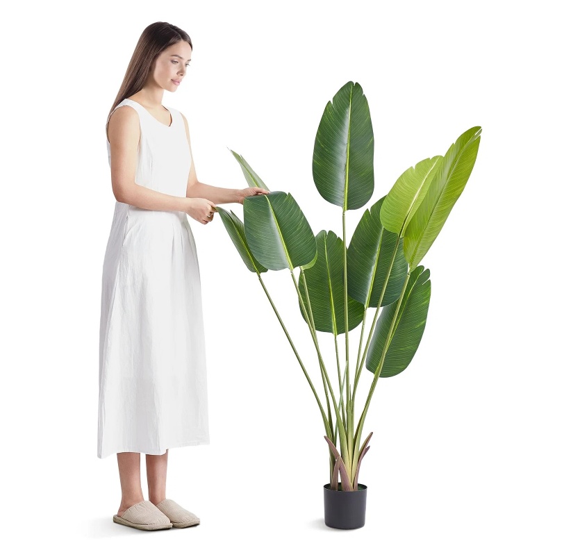 NOX 5 FT Artificial Birds of Paradise Tree – Lifelike PE Faux Plant - Image 2