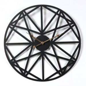 Magnum Forge: 50cm Hand-Welded Industrial Wall Clock