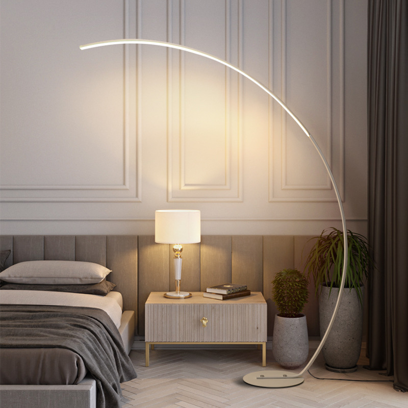 Minimalist Modern Floor Lamp - Black And White Optional - Image 3