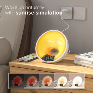 Ethereal Dawn: WiFi Smart Sunrise Alarm & Ambient Sanctuary Light