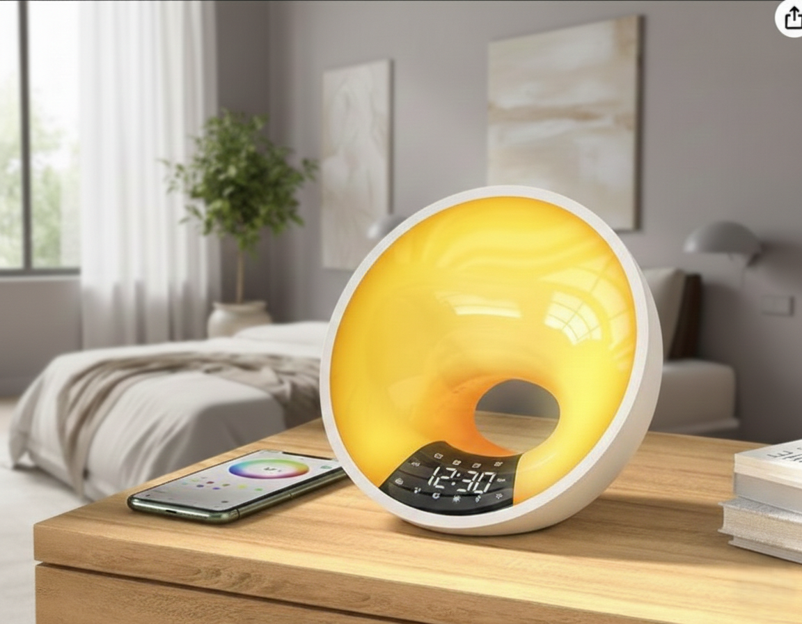 Ethereal Dawn: WiFi Smart Sunrise Alarm & Ambient Sanctuary Light