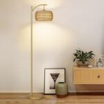 Nox Gold Floor Lamp with Remote & 3 Light Modes