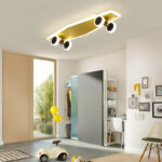 Modern Sculptural LED Skateboard Ceiling Light