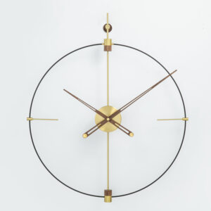 Aurelian Grand: Architectural Brass & Metal Statement Clock