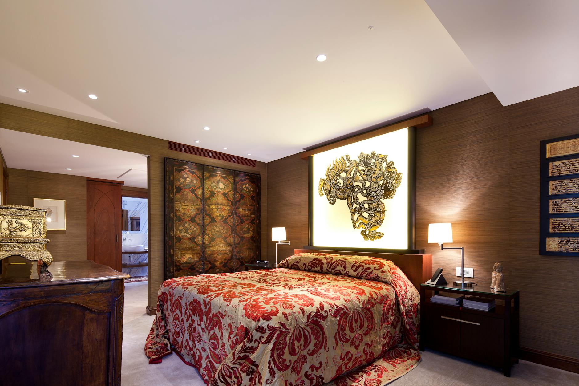 large textured wall art for bedroom styled interior, Nox Decor