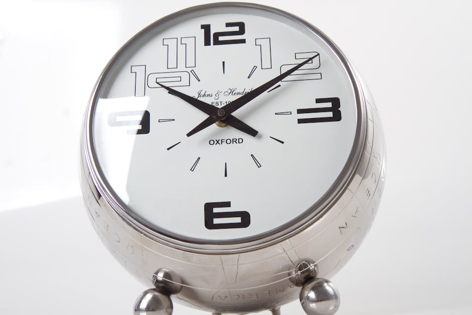 small silver clock styled interior, Nox Decor